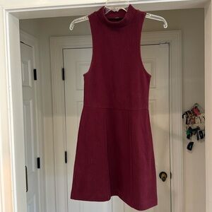 Free People sleeveless red sweater dresss